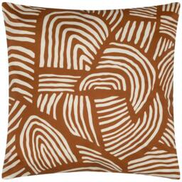 Rackhams Dunes Outdoor Cushion Cover - Brick - 43cm x 43cm - Brick - 100% Polyester