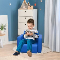 Rackhams Kids Mini Sofa 2 In 1 Table Chair Set Children Armchair Seat Girl Boys
