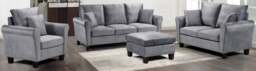 Rackhams Tivoli Sofa Set: Brushed Velvet for a Luxurious Living Room Experience - Mottled Mink - Chair only - thumbnail 2