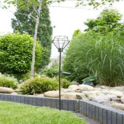 Rackhams Solar Metal Wire Stake Led Light Pentagon - thumbnail 2