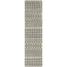 Rackhams Moroccan Ivory Grey Shaggy Rug - 1000 - 80X300 cm - thumbnail 1