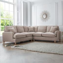 Rackhams The Swift Large Corner Sofa - Putty - thumbnail 1