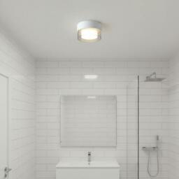 Rackhams 10 Watt White Round Bathroom Ceiling Light - thumbnail 3