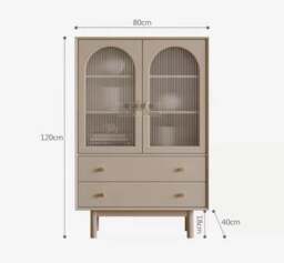 Rackhams Isabella TV Stand, Glass Door - 200cm - No - thumbnail 6