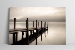 Rackhams Jetty in the Mist - Framed Print 30 x 20 inch - thumbnail 3