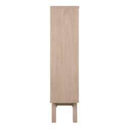 Rackhams A-Line Display Cabinet with 2 Drawers and 2 Shelves in White Oak - 1 - Full Assembly Required - White Oak - thumbnail 4