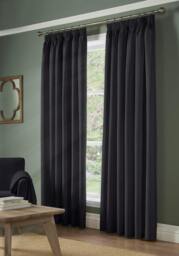 Rackhams Pencil Pleat Blackout Curtains - Pink - 168cm width x 183cm drop - thumbnail 4