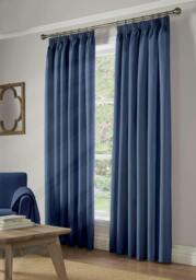 Rackhams Pencil Pleat Blackout Curtains - Pink - 168cm width x 183cm drop - thumbnail 2
