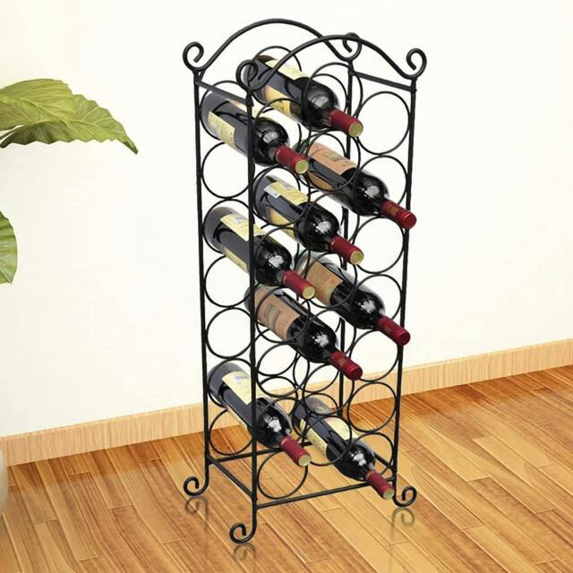 Rackhams Wine Rack for 21 Bottles Metal