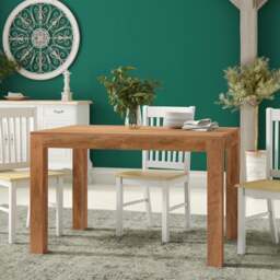 Rackhams Logan Light Mango Small Dining Table 4ft (120cm) - Wood - 120CM X 80CM X 76CM  (LXDXH) - Dining Table