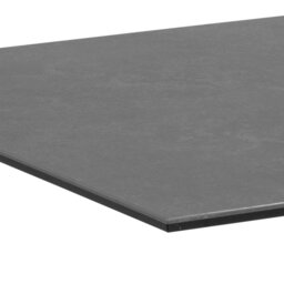 Rackhams Heaven Ceramic Coffee Table in Black - 1 - Base Steel Matt Black Rough Powder Coated - Black - thumbnail 5