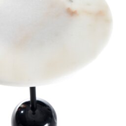 Rackhams Thyme Lamp Table - Black Marble & White Marble - Black Marble & White Marble - thumbnail 4