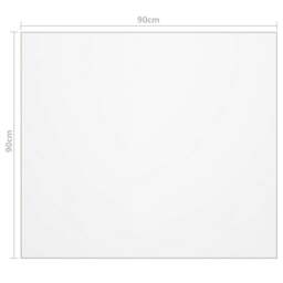 Rackhams Table Protector Matt 90x90 cm 1.6 mm PVC - thumbnail 6