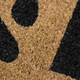 Rackhams Eco-Friendly Latex Backed Coir Entrance Doormat, 40x70cm - Wipe Your Paws - 1 - Brown - thumbnail 4