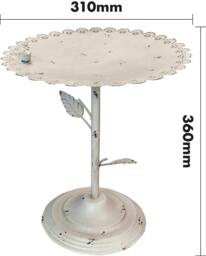Rackhams Ornamental Free Standing, Weather Resistant, Pedestal Style, Easy Assemble Bird Bath - thumbnail 3