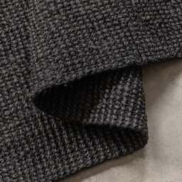 Rackhams Handwoven Jute Black Rug – Natural Colour - 60X90 cm - thumbnail 2