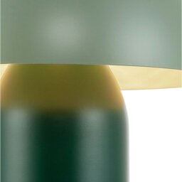Rackhams Modern Rechargeable Mushroom Lamp in Two Tone Green with Touch Button - thumbnail 6
