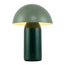 Rackhams Modern Rechargeable Mushroom Lamp in Two Tone Green with Touch Button - thumbnail 2
