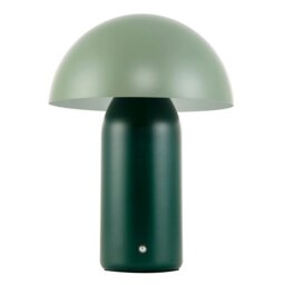 Rackhams Modern Rechargeable Mushroom Lamp in Two Tone Green with Touch Button - thumbnail 4