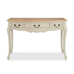 Rackhams Juliette Vintage Chic Dressing Table with Drawers - Gold - thumbnail 5