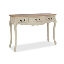 Rackhams Juliette Vintage Chic Dressing Table with Drawers - Gold - thumbnail 4
