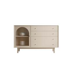 Rackhams Meerveil Sideboard, One Glass Door With Four Drawers - No - thumbnail 6
