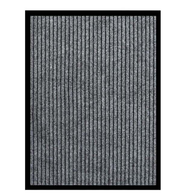 Rackhams Doormat Striped Grey 60x80 cm - image 1