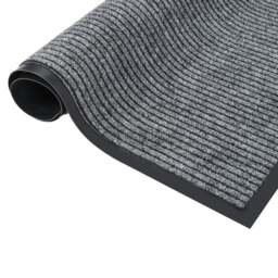 Rackhams Doormat Striped Grey 60x80 cm - thumbnail 2