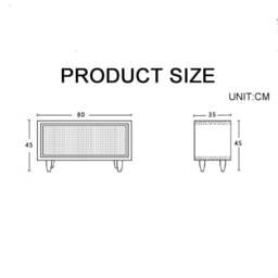 Rackhams Tawny Rattan TV Stand, Wood - thumbnail 6