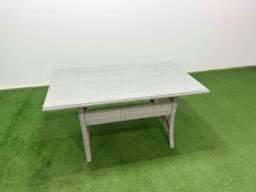 Rackhams Rattan Garden Furniture Set Outdoor 8 Seater Patio Dining Corner Sofa Sets with Dining Table Chair Light Grey Mixed - thumbnail 5