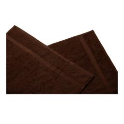 Rackhams Hotel Madison Hand Towel - Chocolate - One Size - Chocolate - 100% Ringspun Cotton - thumbnail 1