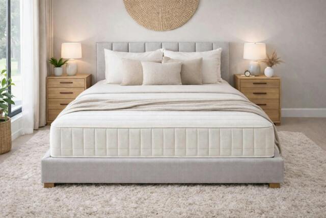 Rackhams Essential Rome Memory Foam Open Coil Sprung Mattress - 9 INCH - Small Single - image 1