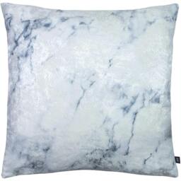 Rackhams Ashley Wilde Cinnabar Marble Cushion Cover - Ink/Royal Blue - 50cm x 50cm - Ink/Royal Blue - 67% Viscose/33% Linen