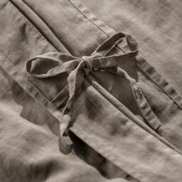 Rackhams Mocha French Linen Duvet Cover - Super King - thumbnail 3