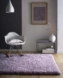 Rackhams Chicago Lavender Shaggy Rug - 140X200 cm - thumbnail 6