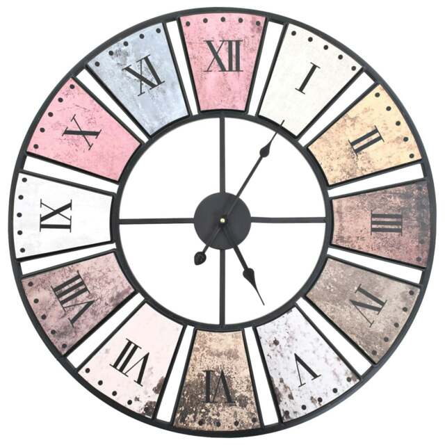Rackhams Vintage Wall Clock with Quartz Movement 60 cm XXL - image 1
