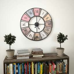 Rackhams Vintage Wall Clock with Quartz Movement 60 cm XXL - thumbnail 2