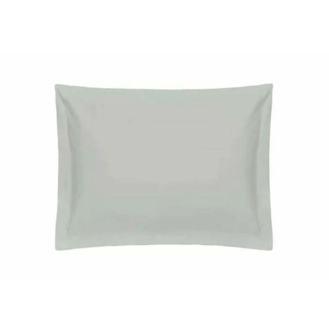 Rackhams Ultimate 1200 Thread Count Oxford Pillowcase - Platinum - One Size - Platinum - 100% Cotton - image 1