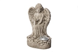 Rackhams Female Angel Memorial Stone Garden Ornament - thumbnail 5