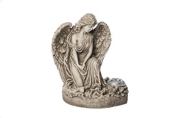 Rackhams Female Angel Memorial Stone Garden Ornament - thumbnail 4