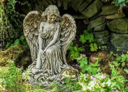 Rackhams Female Angel Memorial Stone Garden Ornament - thumbnail 6