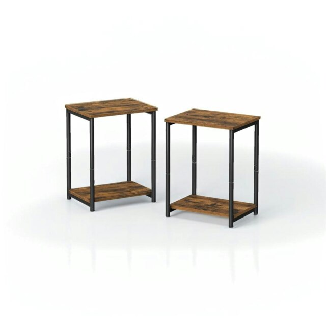 Rackhams Set of 2 Side Tables for Bedroom and Livingroom - image 1