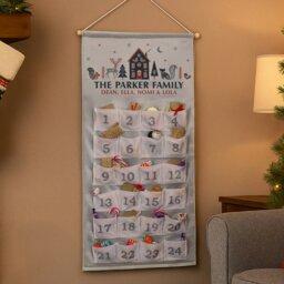 Rackhams Personalised Christmas Home Advent Calendar - grey - thumbnail 4