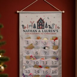 Rackhams Personalised Christmas Home Advent Calendar - grey - thumbnail 2
