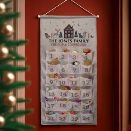 Rackhams Personalised Christmas Home Advent Calendar - grey