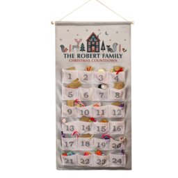 Rackhams Personalised Christmas Home Advent Calendar - grey - thumbnail 6