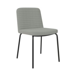 Rackhams Corey Dining Chair in Linen Grey - 2pk - thumbnail 2