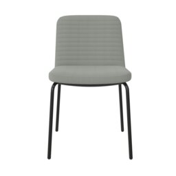 Rackhams Corey Dining Chair in Linen Grey - 2pk - thumbnail 1