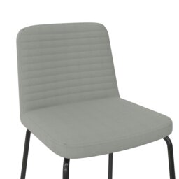 Rackhams Corey Dining Chair in Linen Grey - 2pk - thumbnail 4
