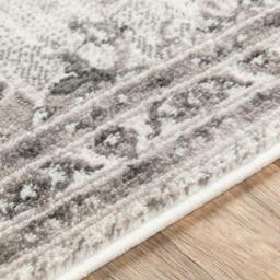 Rackhams Monte Carlo-Vintage Grey Charcoal White Traditional Boho Rug - 160 x 220 cm - thumbnail 3
